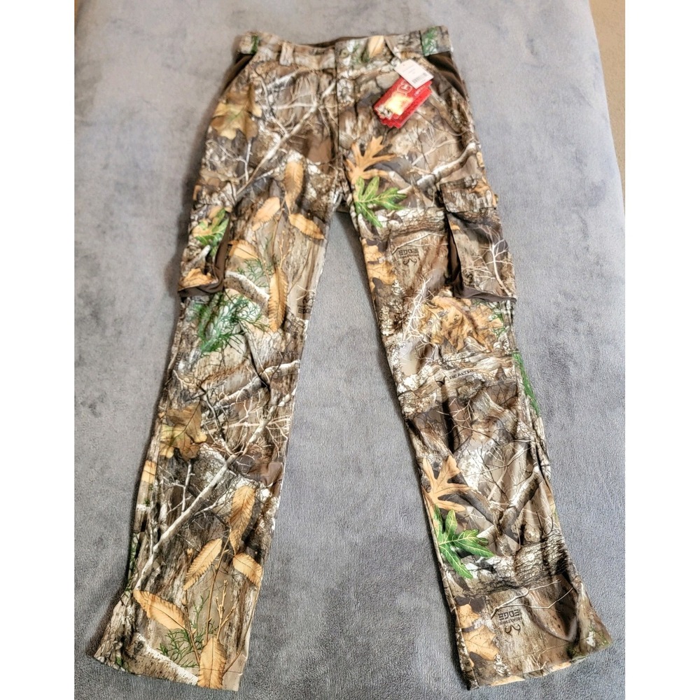 Rocky Men's Camo Hunting Cargo Pants ScentiQ Atomic RealTree Edge Size Medium